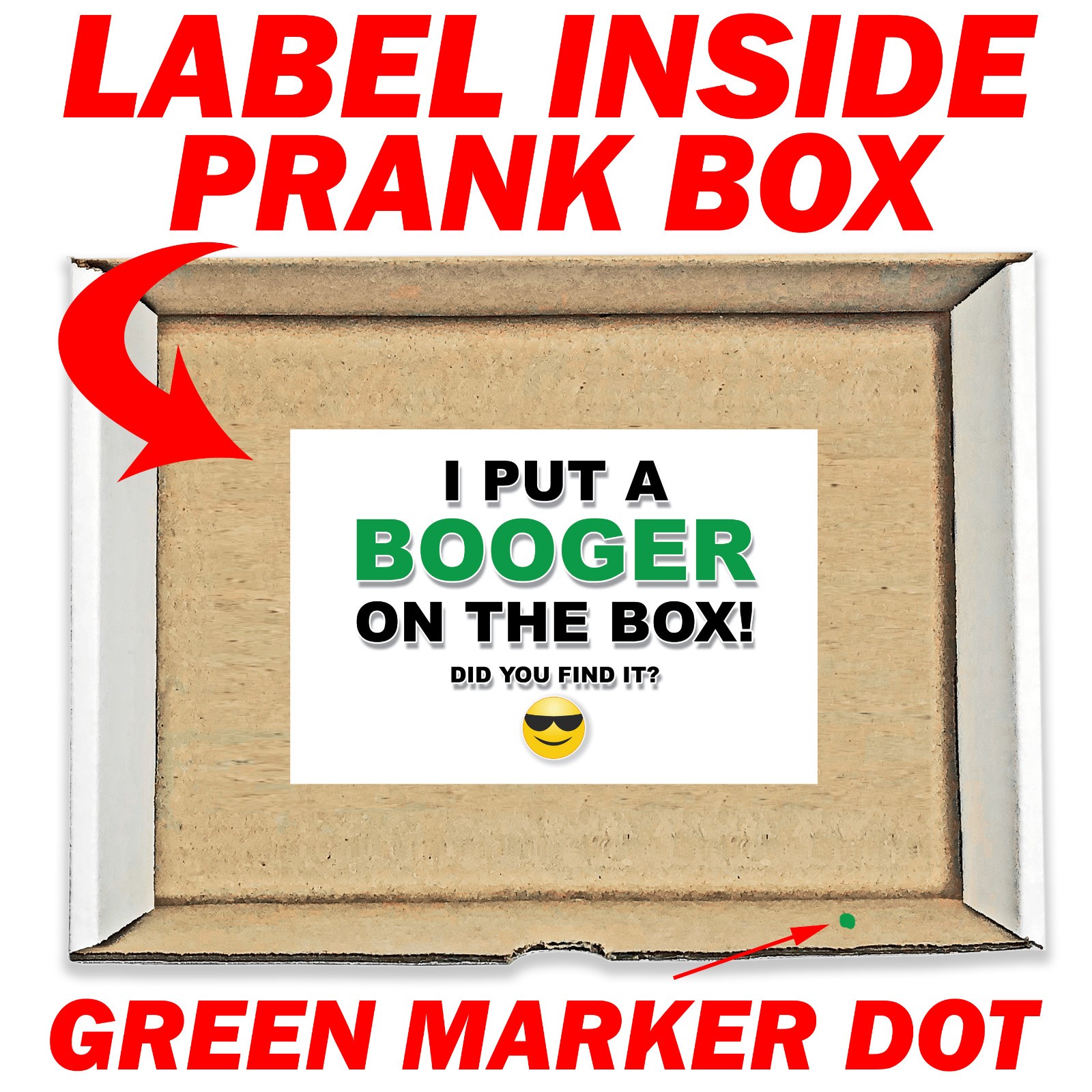 Booger Box Prank Mail Sent Anonymously!