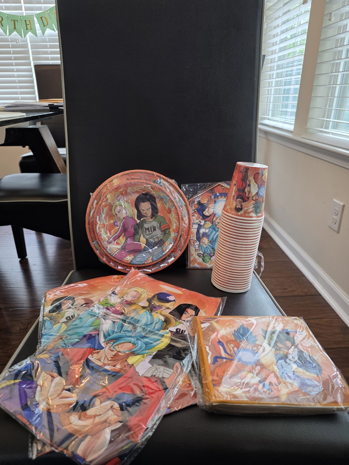 Dragon Ball Z Birthday Party Supplies Serves 30 Cups Plates Napkins Tablecloths