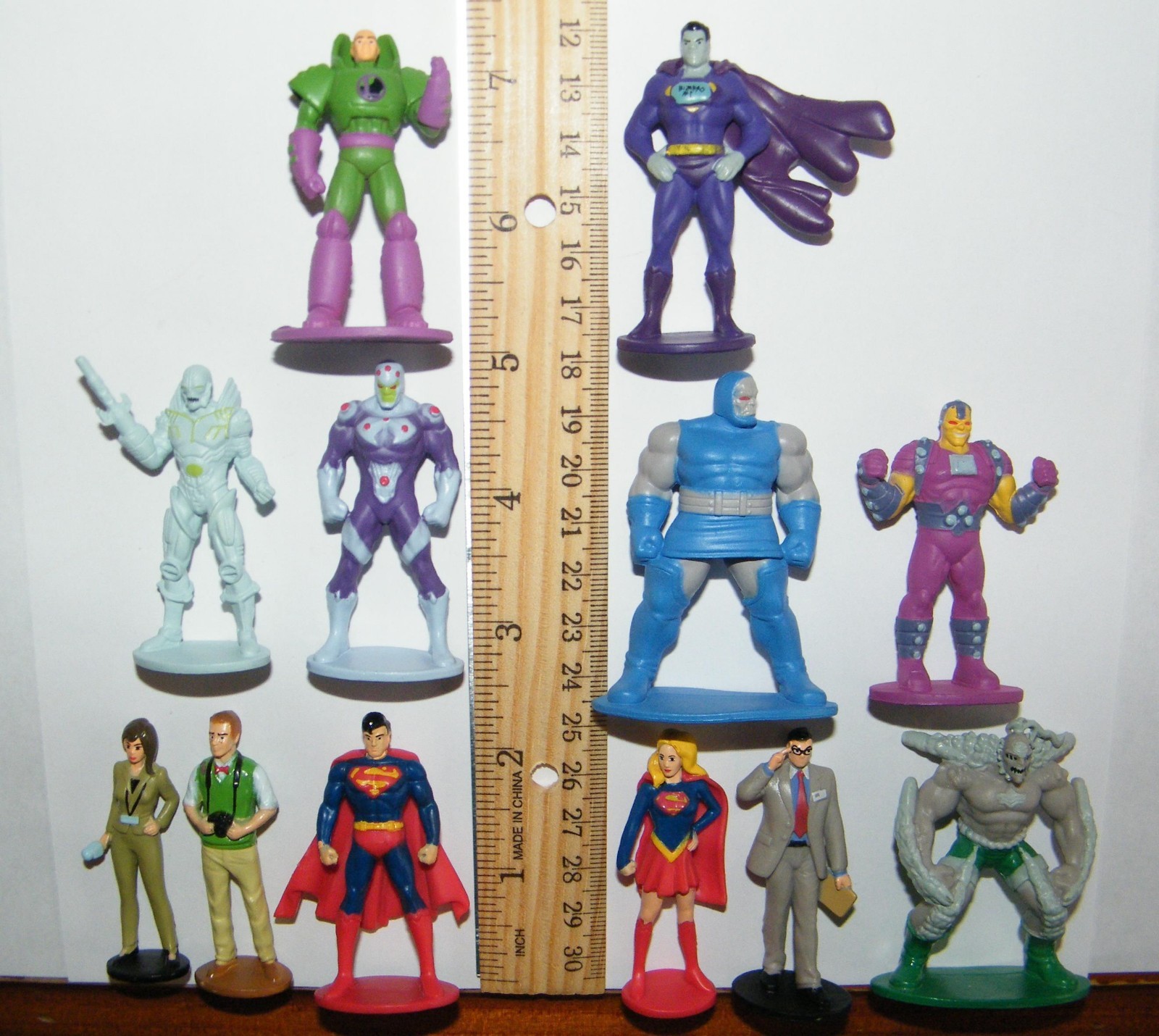 Superman Party Favors Set of 13 Fun Figures with Doomsday, Jimmy Olsen and More!