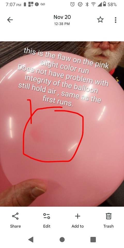 Qualatex Pink & Blue 16″(50) Great 4 Decorating 2nd’s some have Slight Color Run