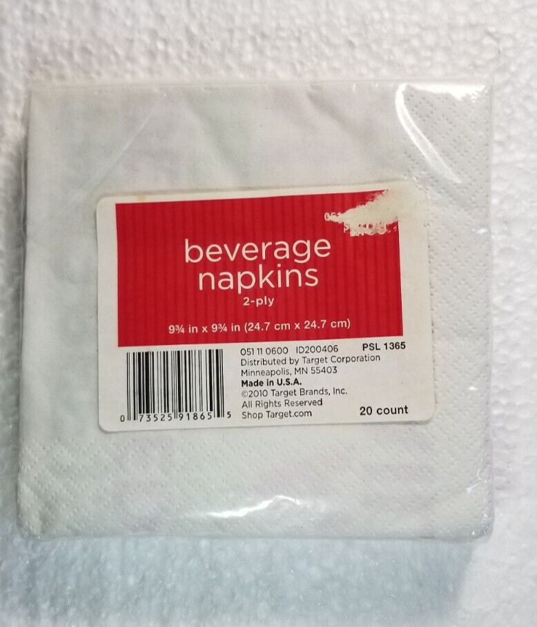 Holiday Cocktail Napkins Drink Beverage Humorous Contemporary 2-Ply 20 Count NEW