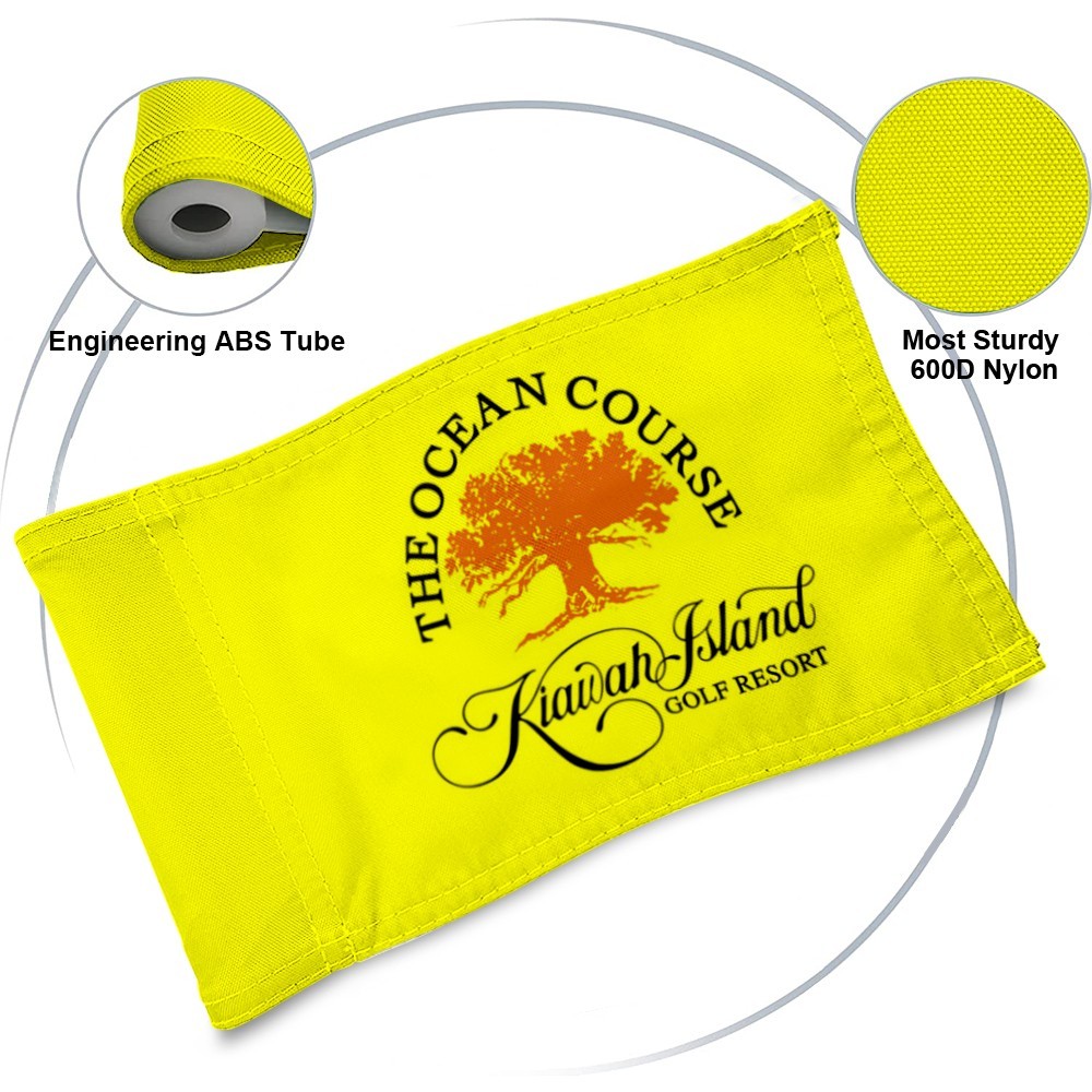 KIAWAH ISLAND OCEAN COURSE PGA Tour Golf Pin Regulation Tube Flag 13x20Inch