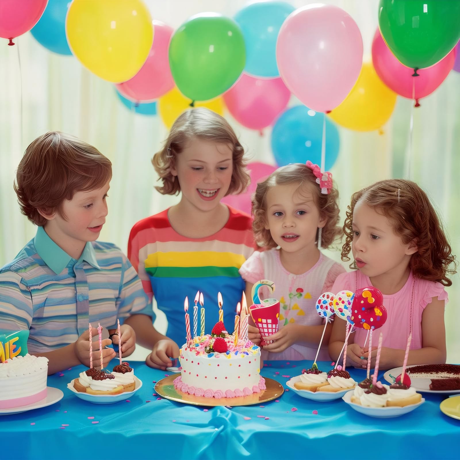 100 PCS 12â€ Latex Balloons Assorted Colors for Birthday, Baby Shower & Party