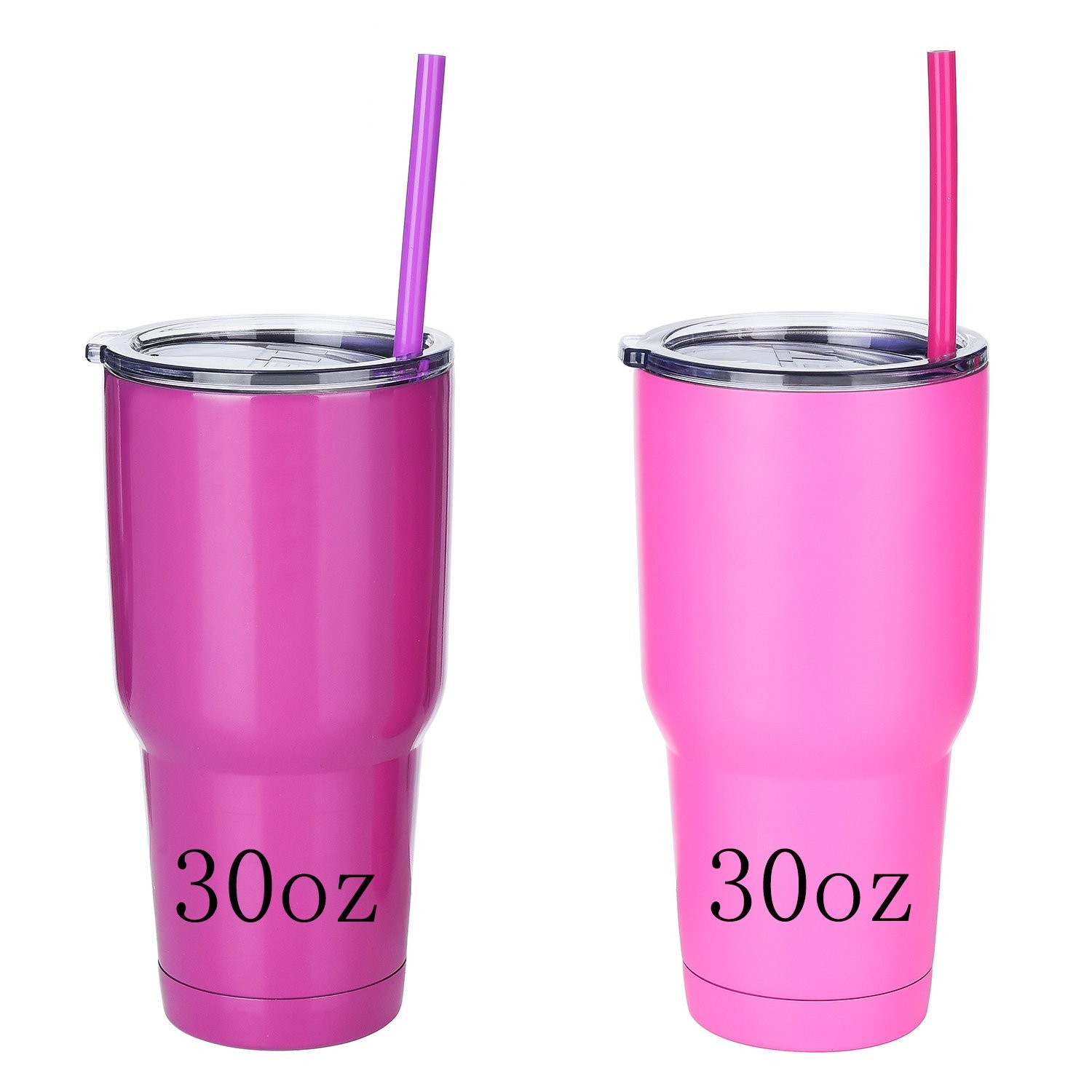 ALINK Reusable Silicone Smoothie Straws, 11 mm Wide, Homochromy – Straight