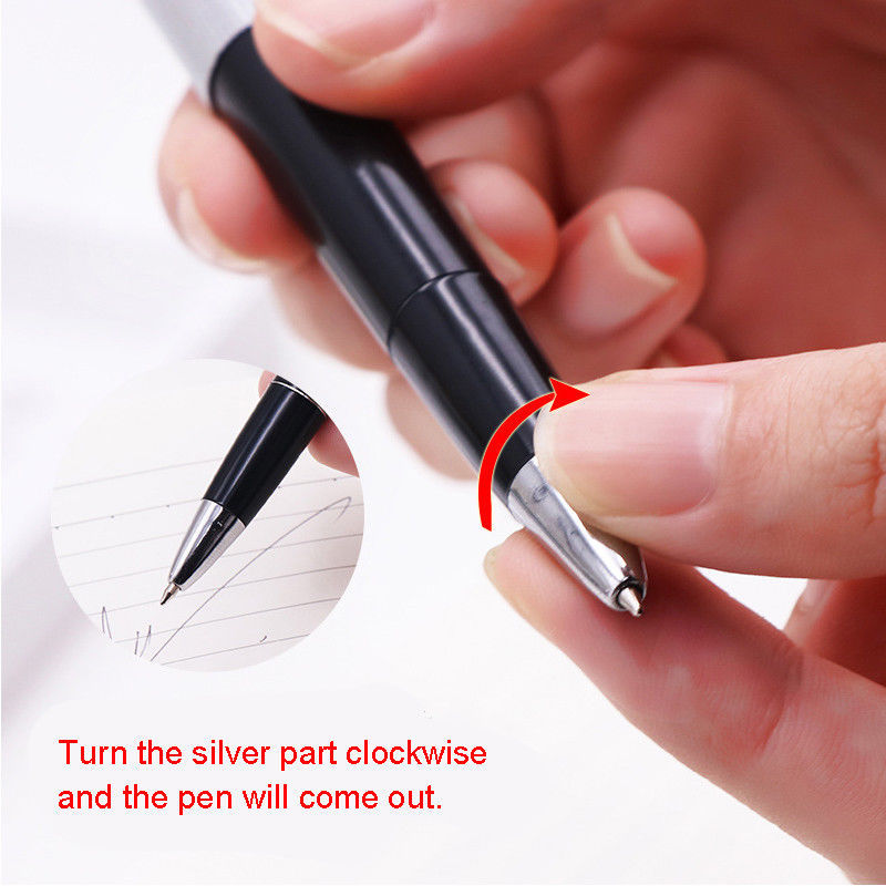 2X Shocking Electric Shock Novelty Metal Pen Prank Trick Joke Gag Toy Gift Funny