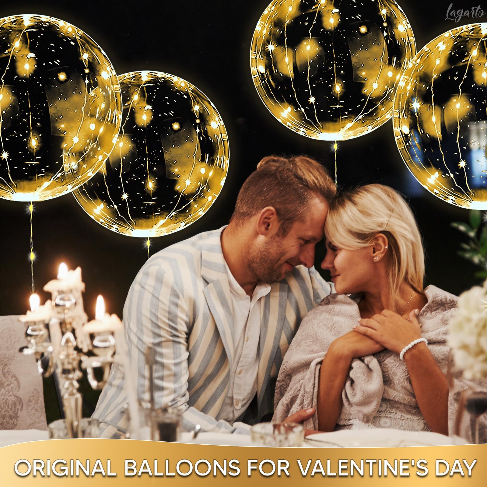 10 Pcs Balloons Light Up Balloons, 18 In Clear, String Lights
