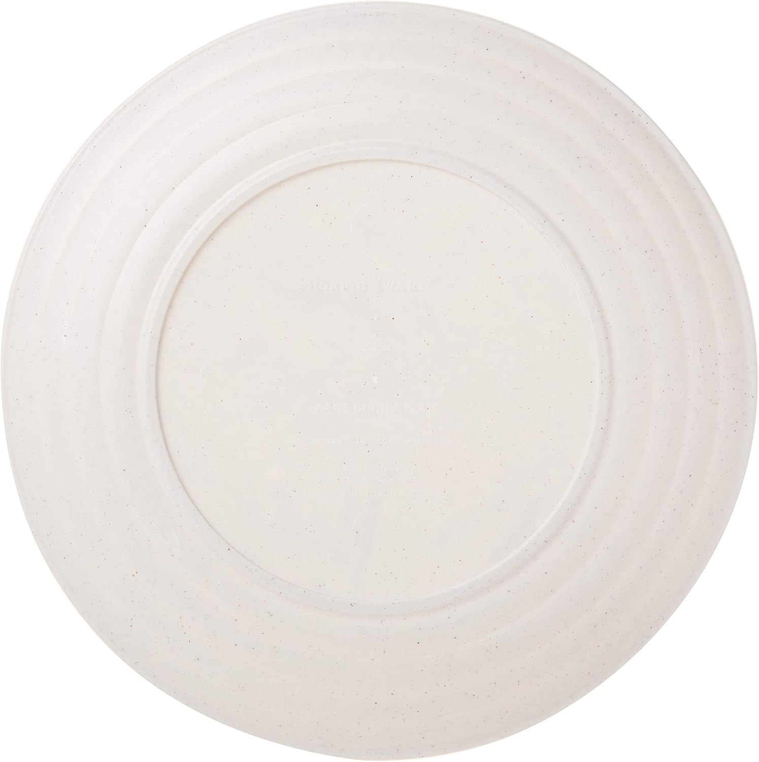 Nordic Ware Polypropylene Plates 10L x 10W x 0.88H (Pack of 4), White