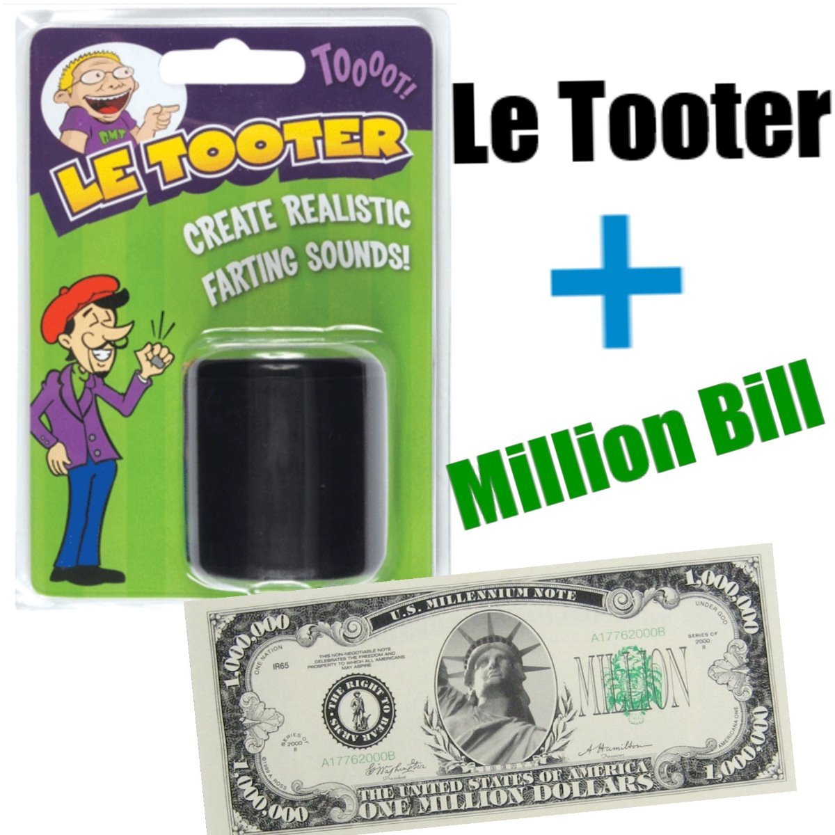 LE TOOTER – Poop poo fart Pooter + 1 MILLION BILL