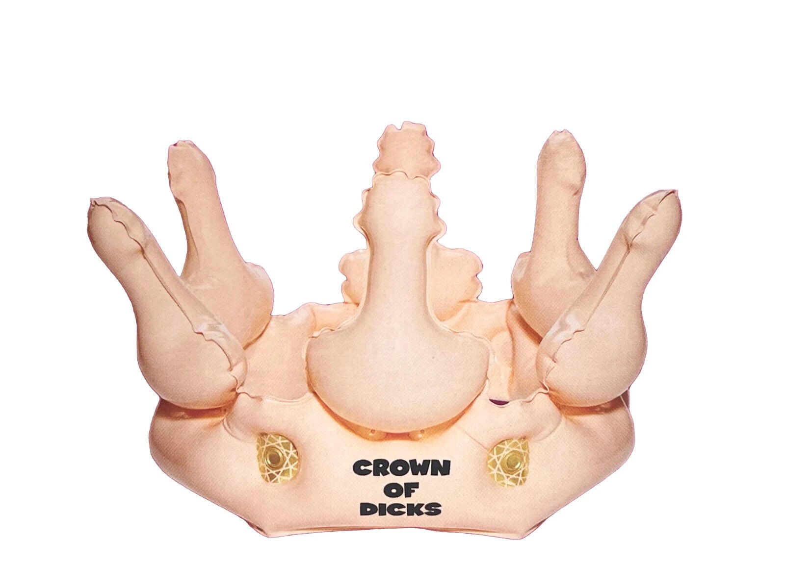 Inflatable Crown of Dicks – Funny Adult Bachelorette Hen Party Gag Joke Hat Gift