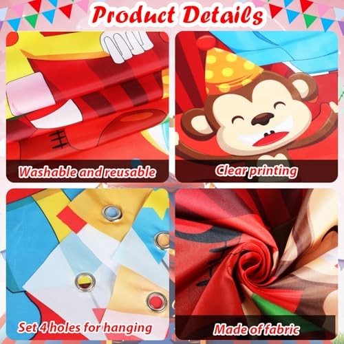 Carnival Circus Party Decorations Carnival Photo Booth Props Circus Theme