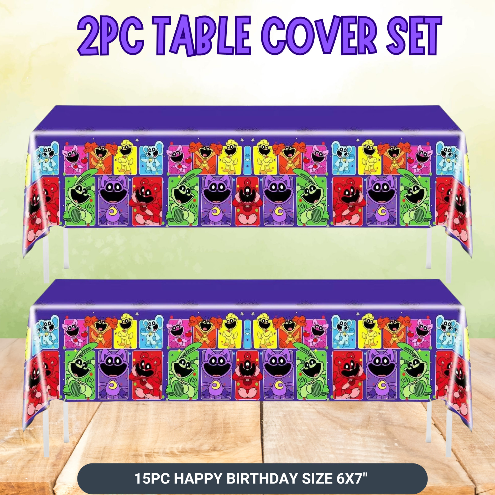 Smiling Plushy Tableware party supplies decoration balloons birthday centerpiece