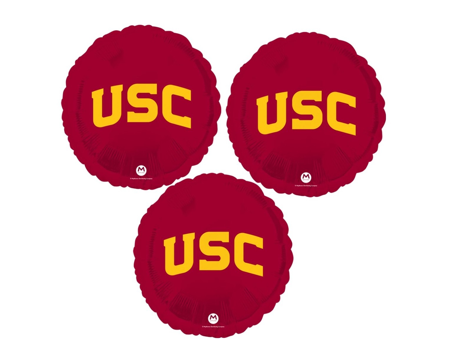 Set Of 3 University Southern California 18” Balloons Birthday Party Decorations
