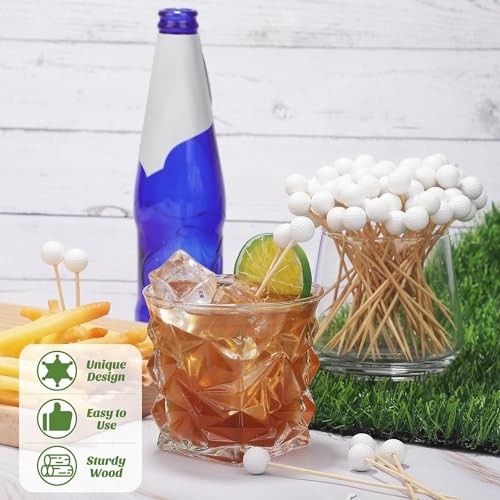 100 Pcs Toothpicks 4.7 Inch Cocktail Picks Skewers | Toothpicks for Golf