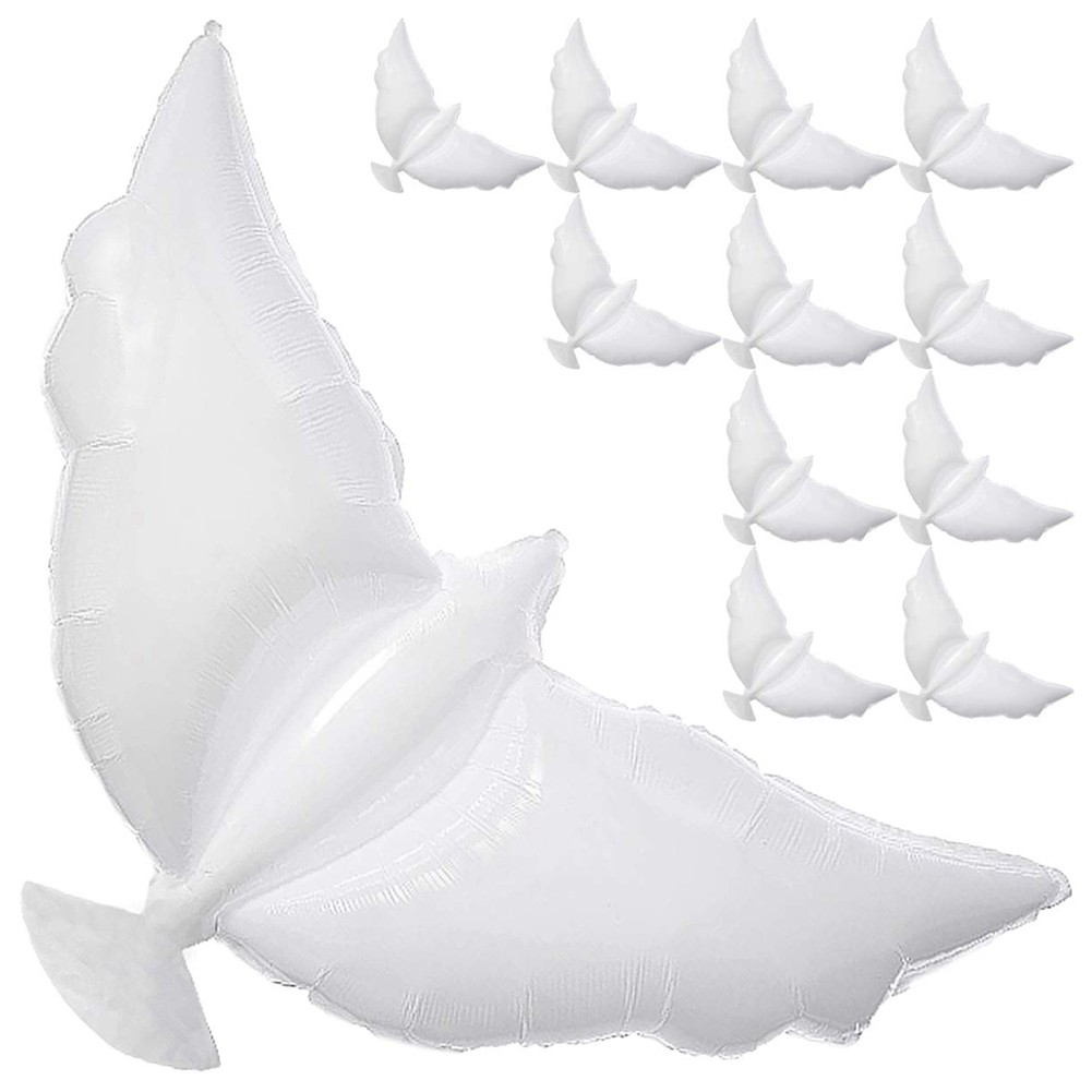12-Pack Balloons Memorial Release in , Biodegradable White Angel Lanterns8806