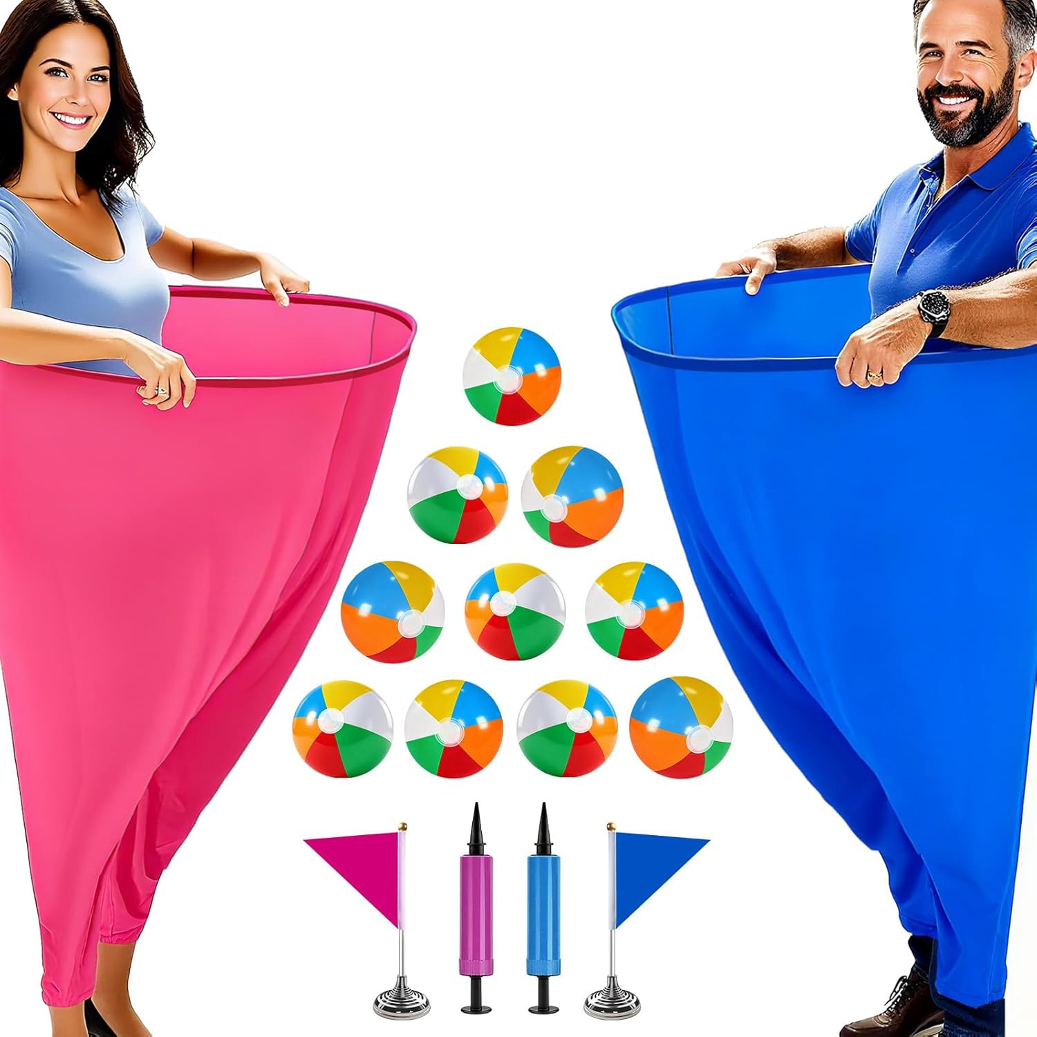 Granny Pants Outdoor Game Set for Adults with Balls and Accessories, Large