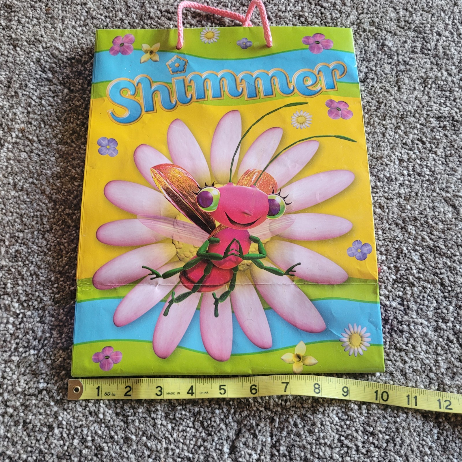 Shimmer Beetle Ladybug Miss Spider Sunny Patch Gift Bag Birthday Present