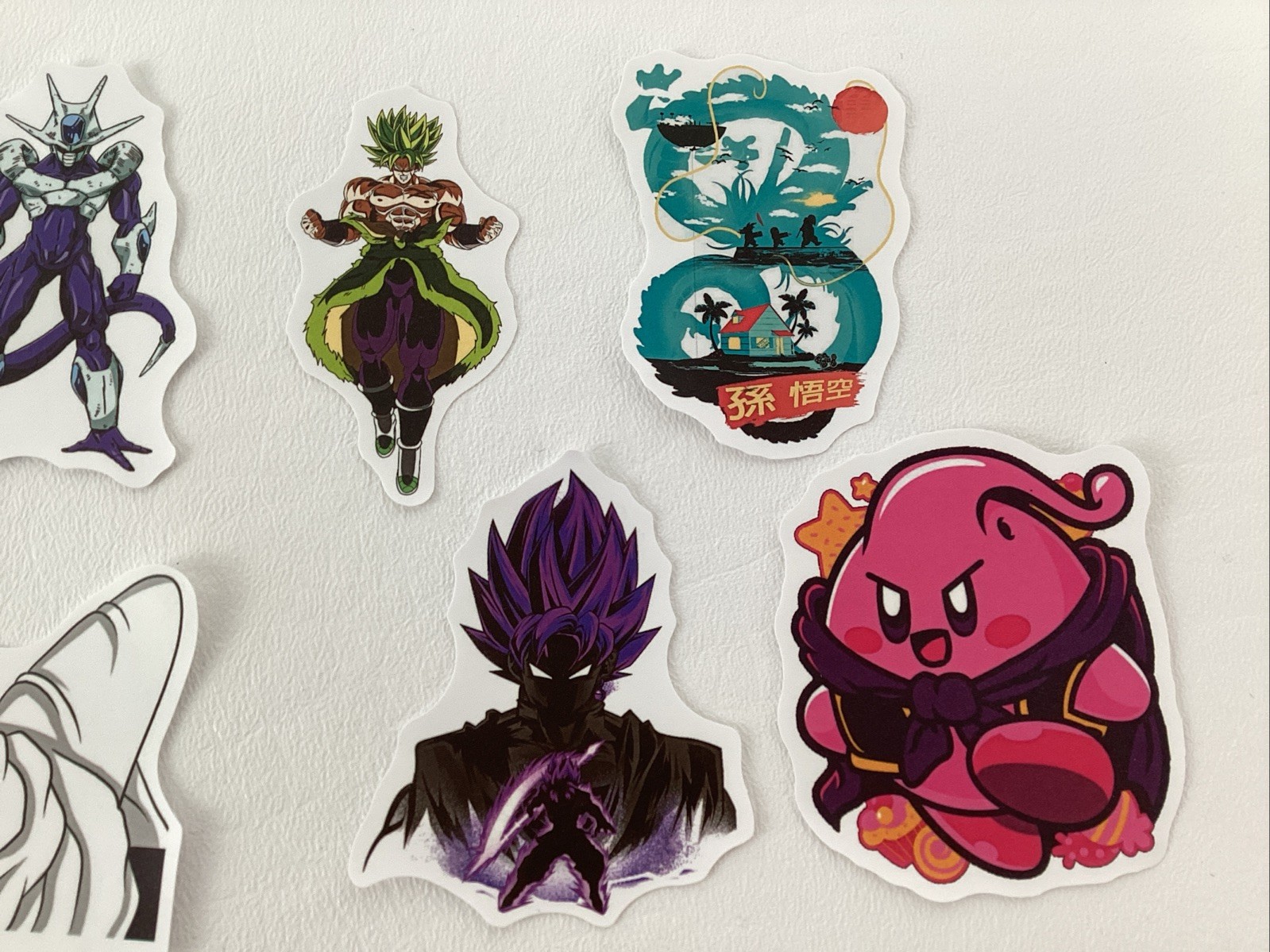 Dragon Ball Z Stickers 46 Lot Birthday Party Favors Medium Size Assorted