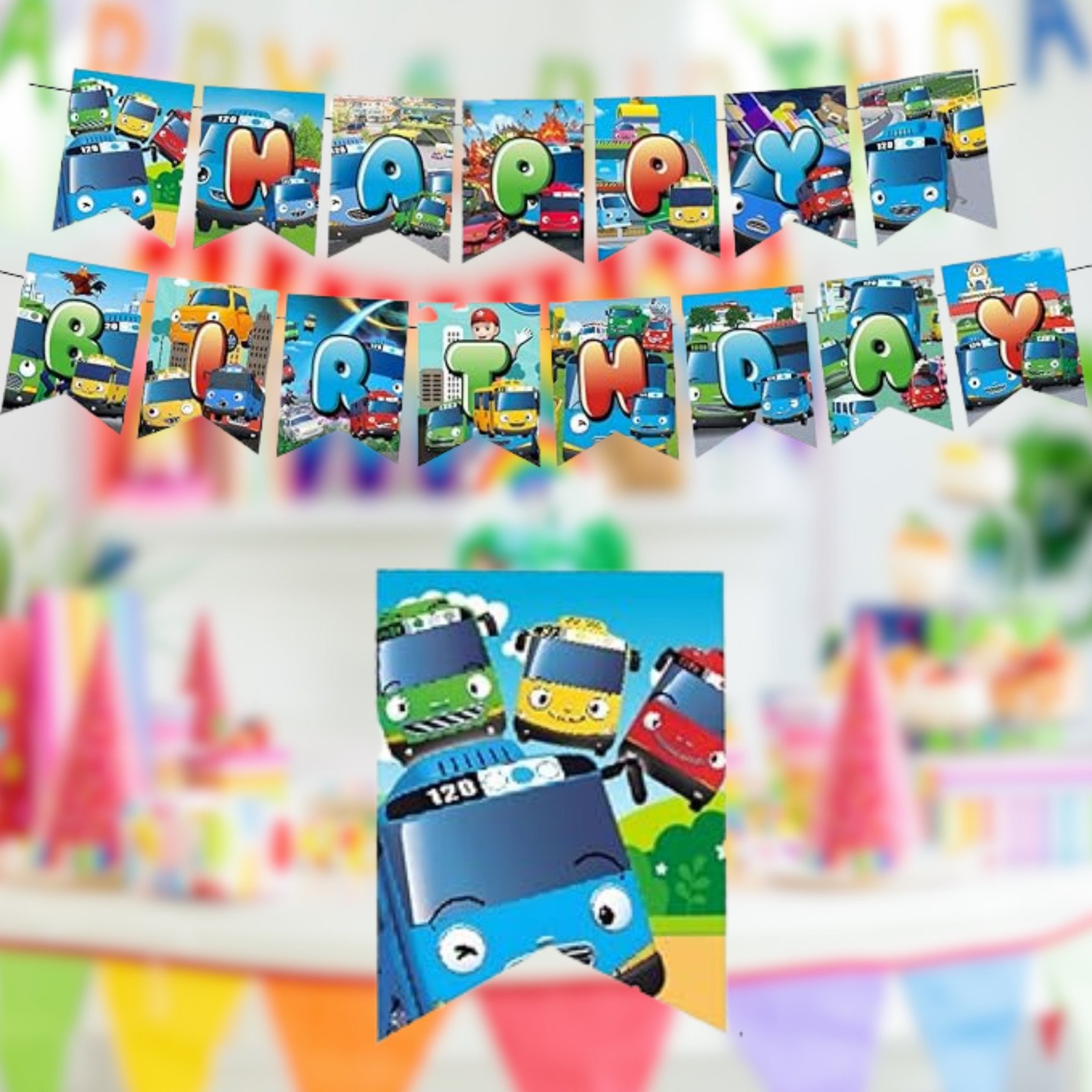 TAYO THE BUS birthday party supplies favor centerpiece decoration event theme