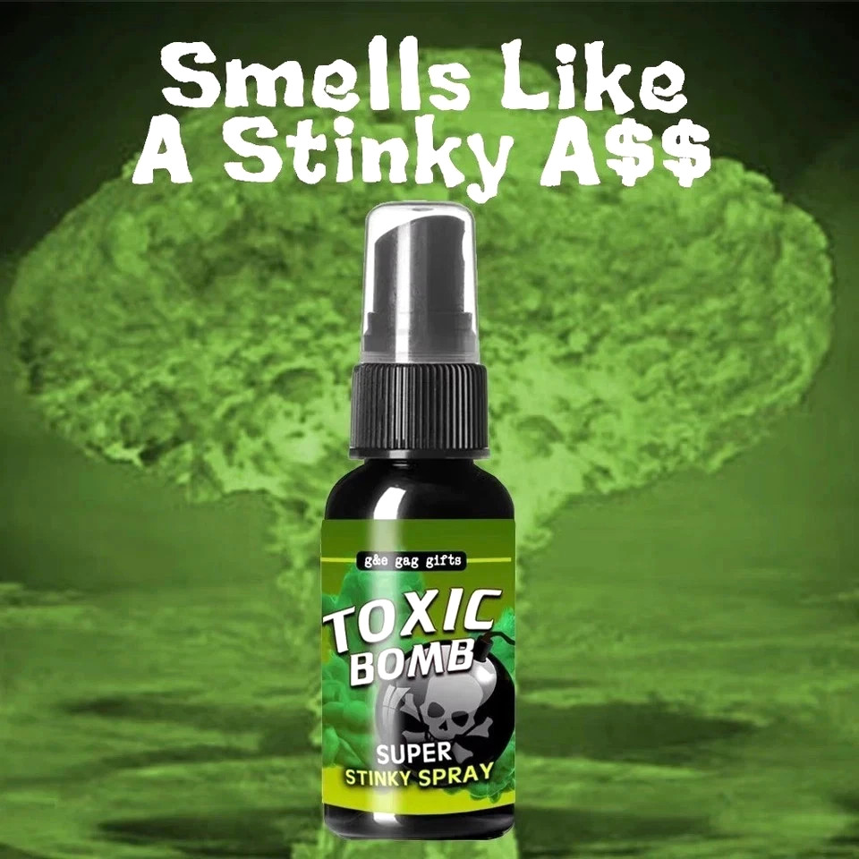 Liquid Fart Spray Stink Bomb Smelly Stinky Ass Toxic Bomb Crap Gag Prank Joke