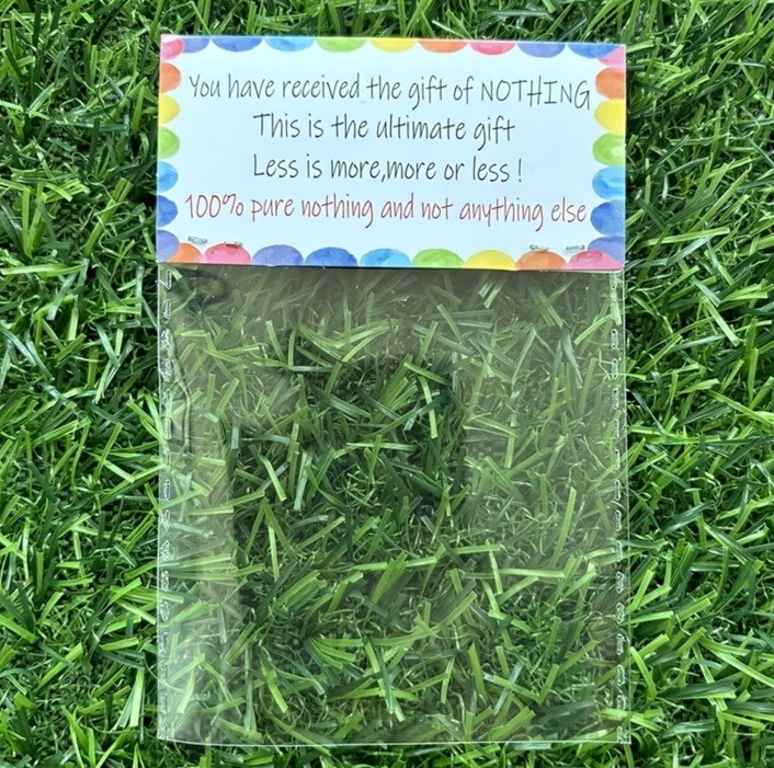 Bag of Nothing Gift Prank, Funny Gag Gifts for Him Her Just What You Wanted