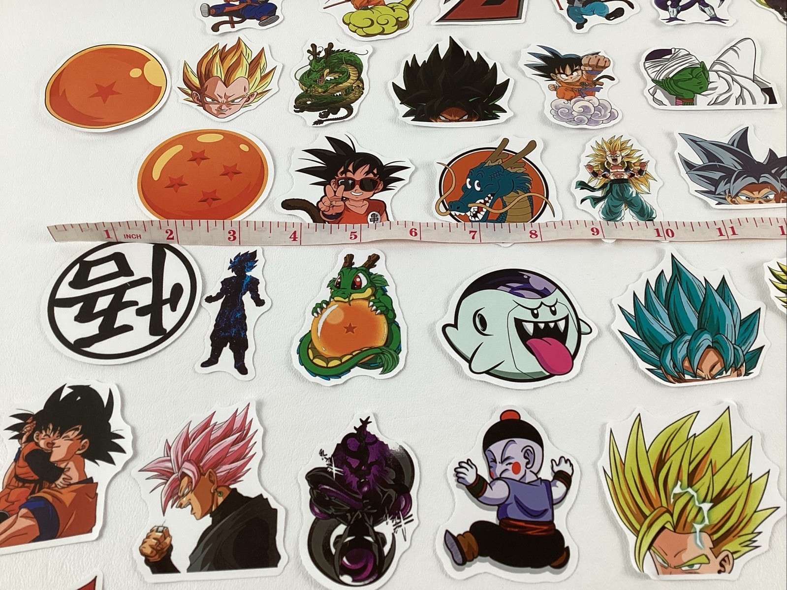 Dragon Ball Z Stickers 46 Lot Birthday Party Favors Medium Size Assorted