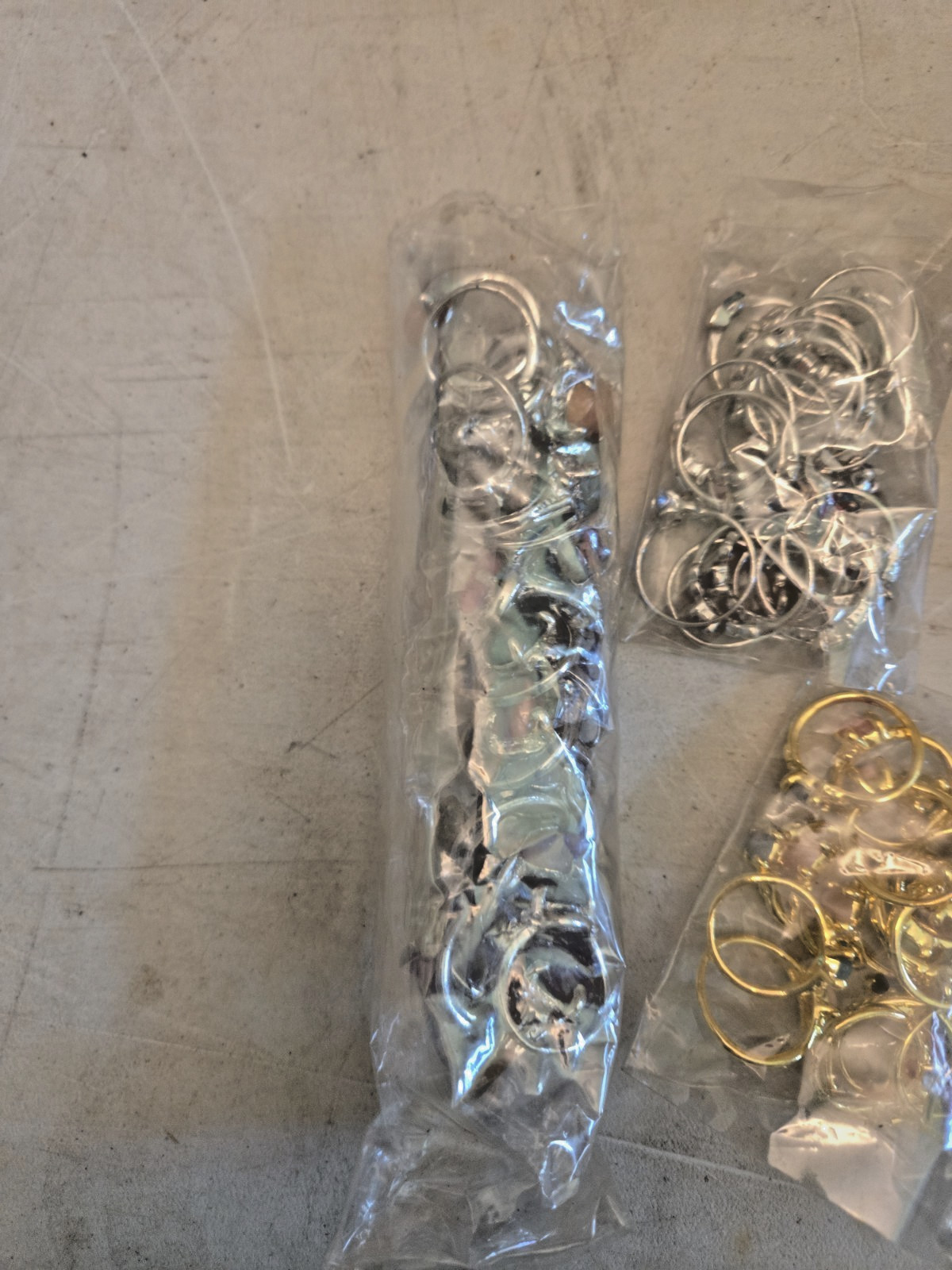 Bulk Adult Rings Lot 7 Cello Pkgs (approx 20+ per) Party Favor, Gifts – NOS