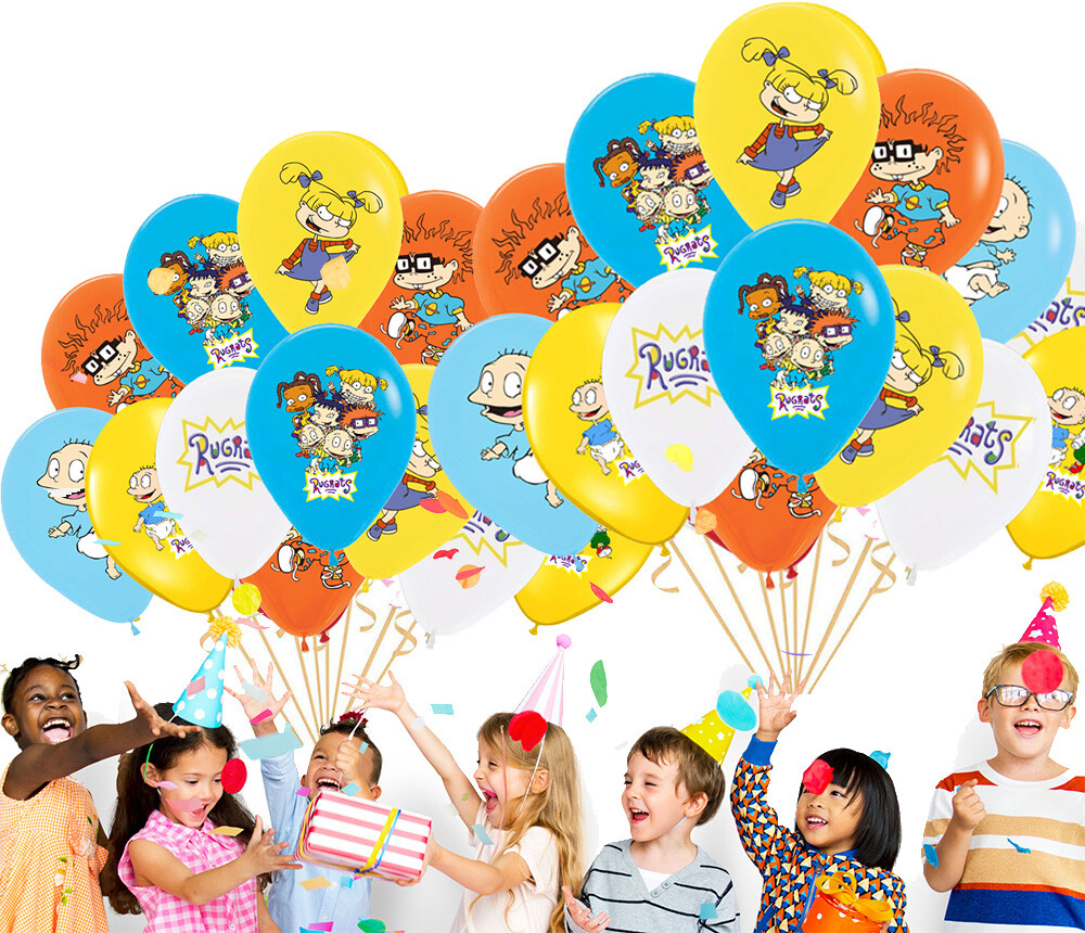 RUGRATS CUPS PLATE BANNER PARTY TABLE COVER SUPPLIES BALLOON CUPCAKE TOPPER CAKE