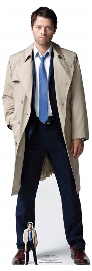 Castiel from Supernatural Cardboard Cutout with FREE Mini – Misha Collins