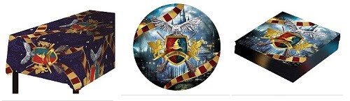 Harry Wizard Paper Napkins Plates Plastic Tablecover Potter Film Party Tableware