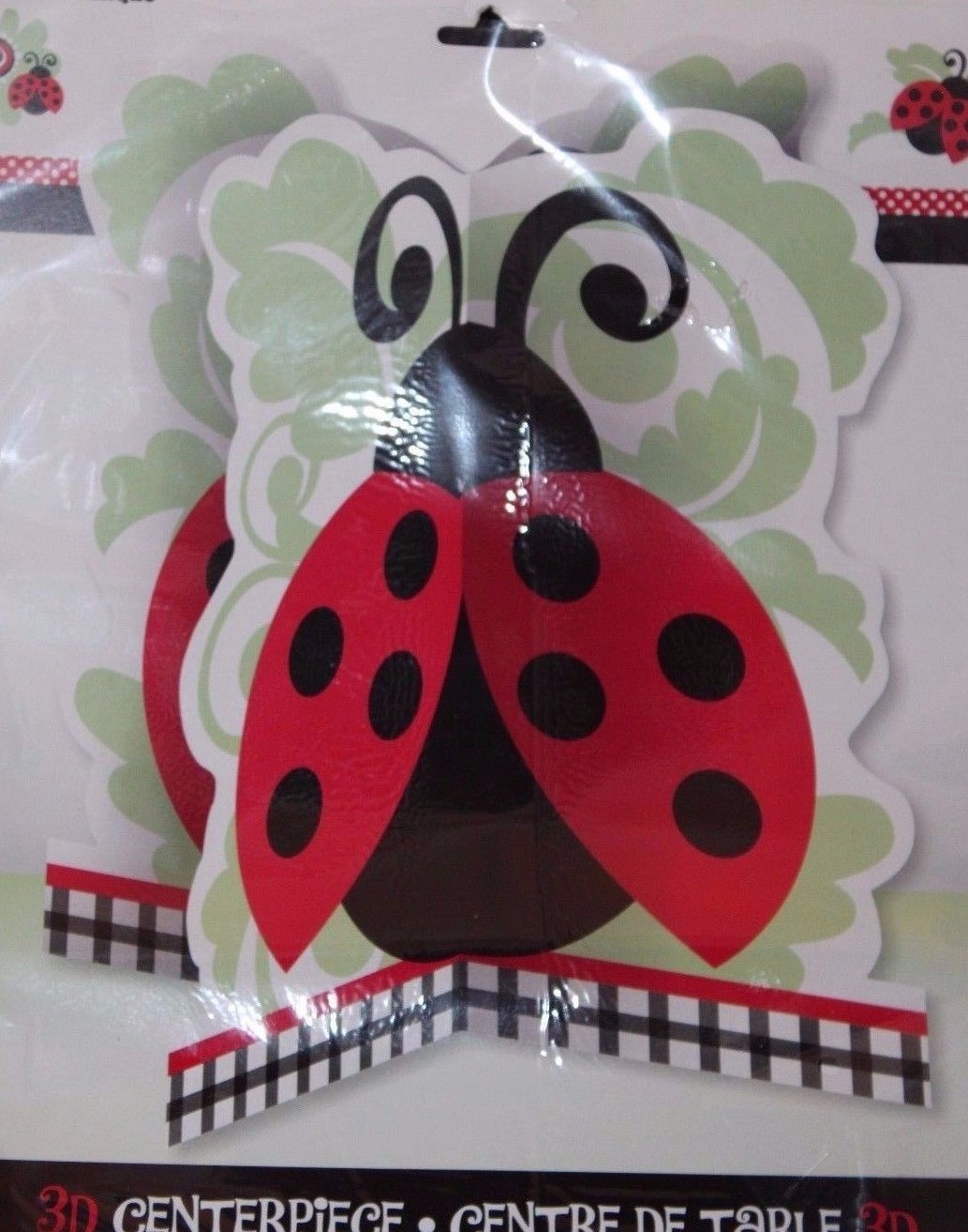 Unique Ladybug Lady Bug Birthday Party 3D Centerpiece
