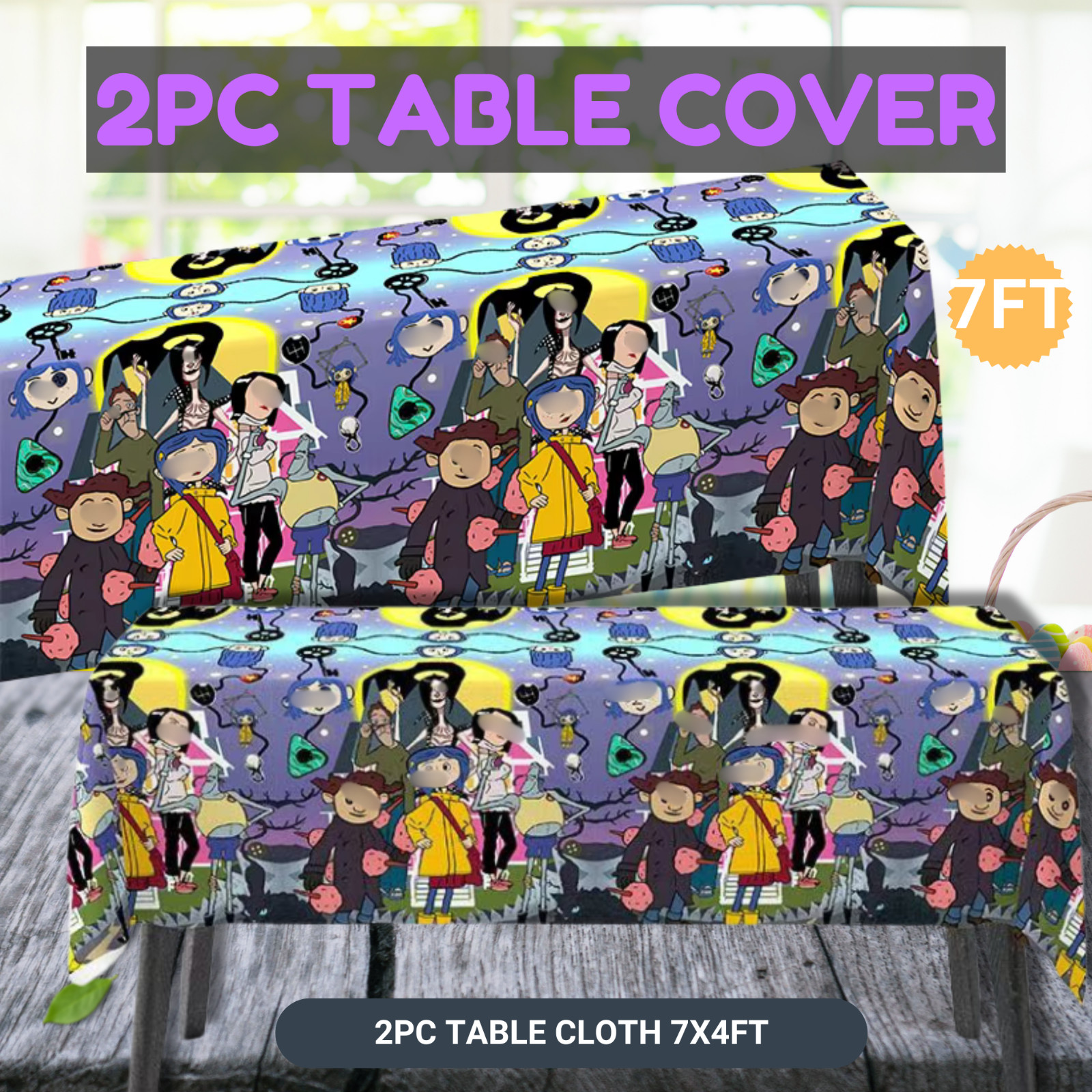 CORALINE PARTY SUPPLIES BIRTHDAY DECORATION BALLOON FAVOR TOPPERS CENTERPIECE