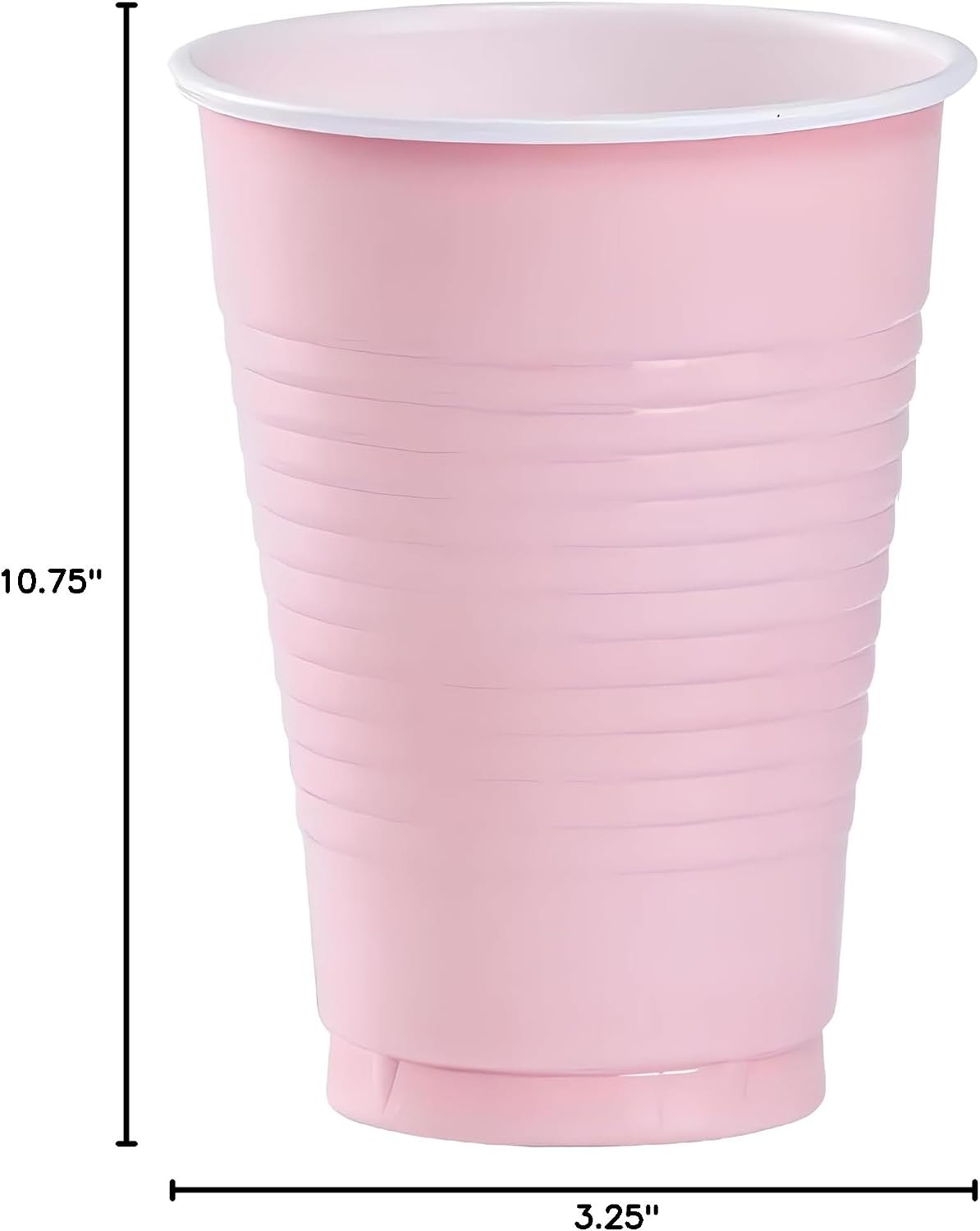 Pink Solid Color Plastic Party Cup (12 Oz.) 20 Count – Premium Quality and
