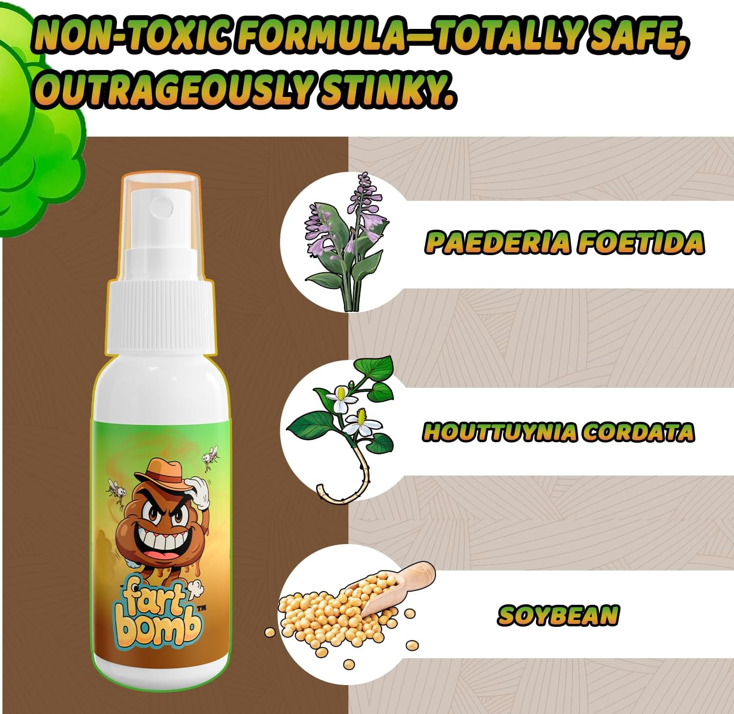 Fart Spray Extra Strong – Fart Bomb 50Ml – Liquid Assfart Spray – Smells like Re