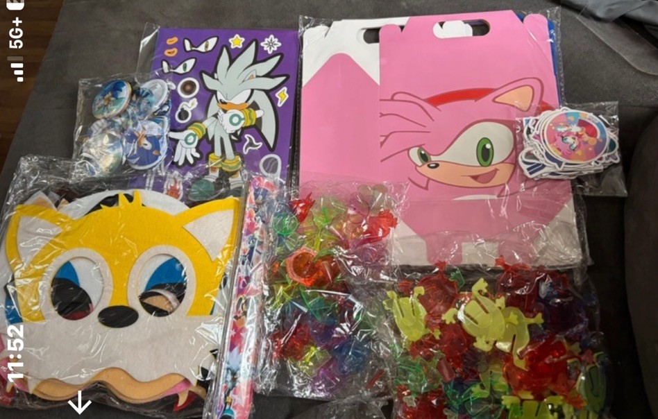 sonic the hedgehog Themed Party Supplie