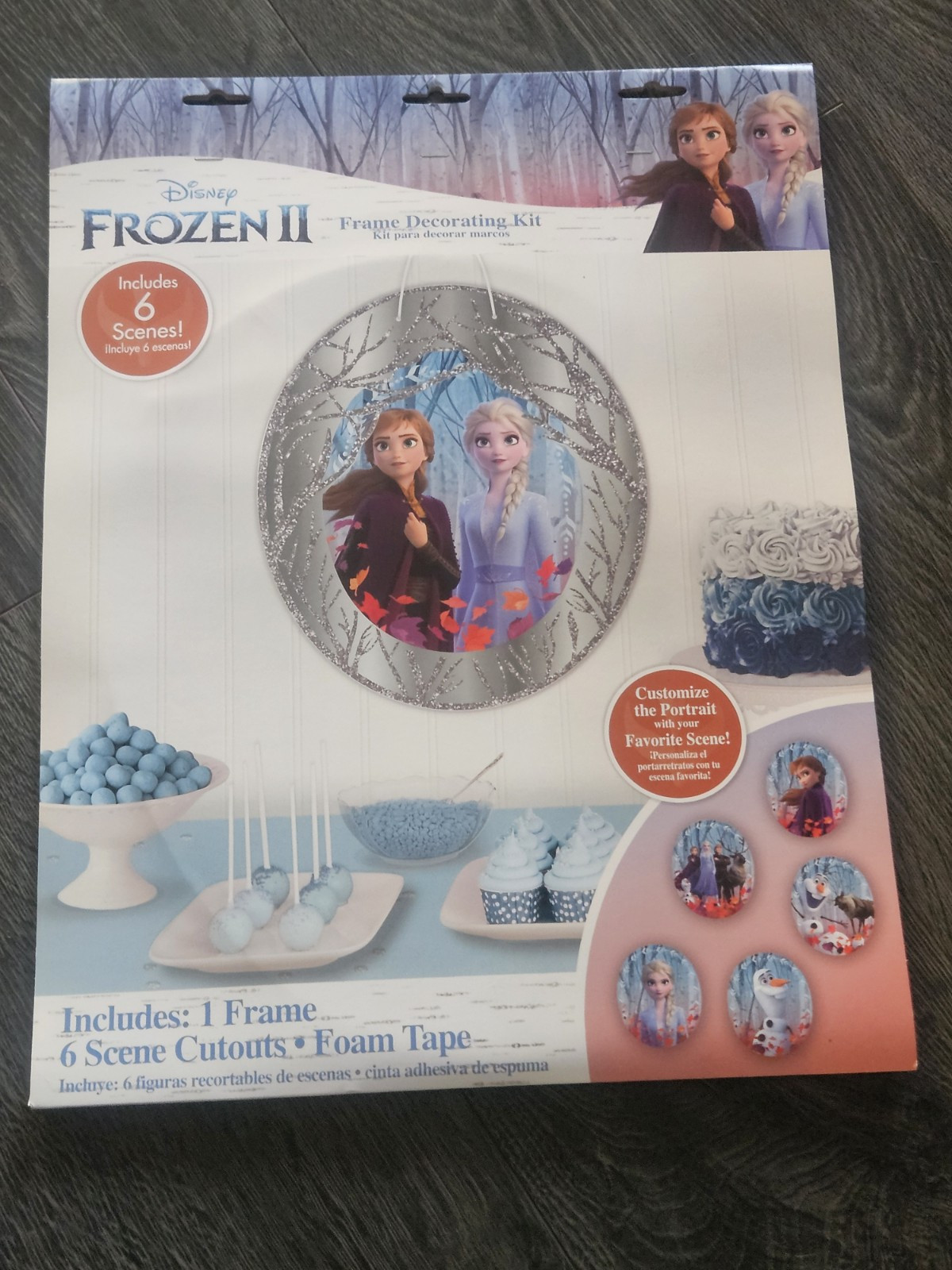 Frozen 2 Frame and Cutout Decorating Kit