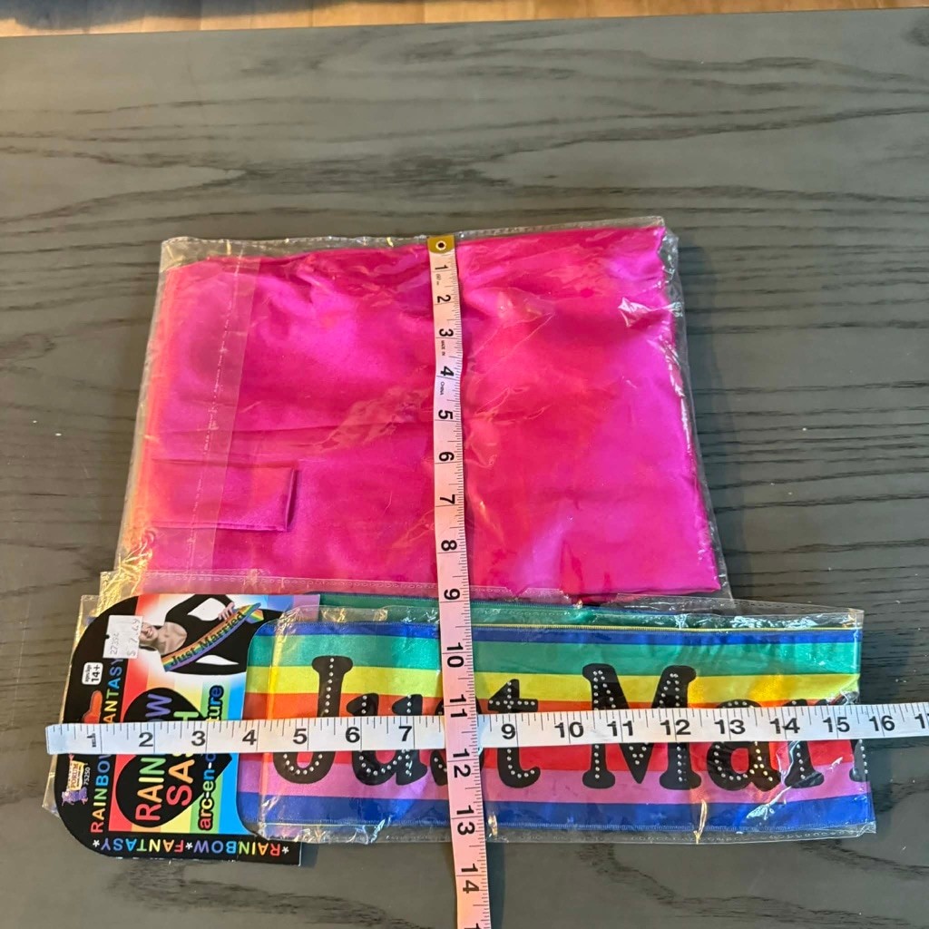 Forum Novelties Inc. Party Decorations One Size Pink Rainbow Sashes