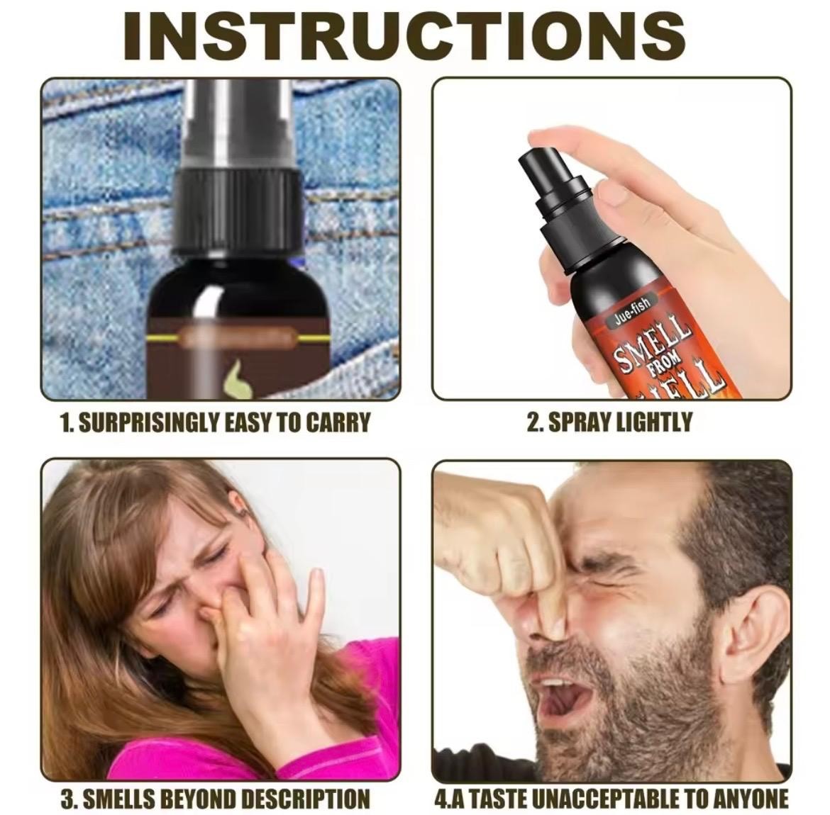 Liquid Fart Spray Stink Bomb Smelly Stinky Ass Toxic Bomb Crap Gag Prank Joke