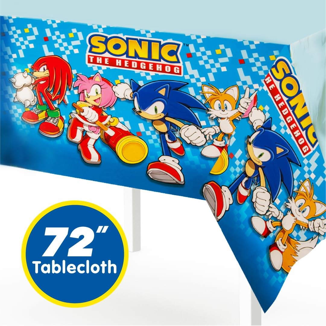 Sonic The Hedgehog Birthday Party Kit – Complete Supplies for 10, Video Game The