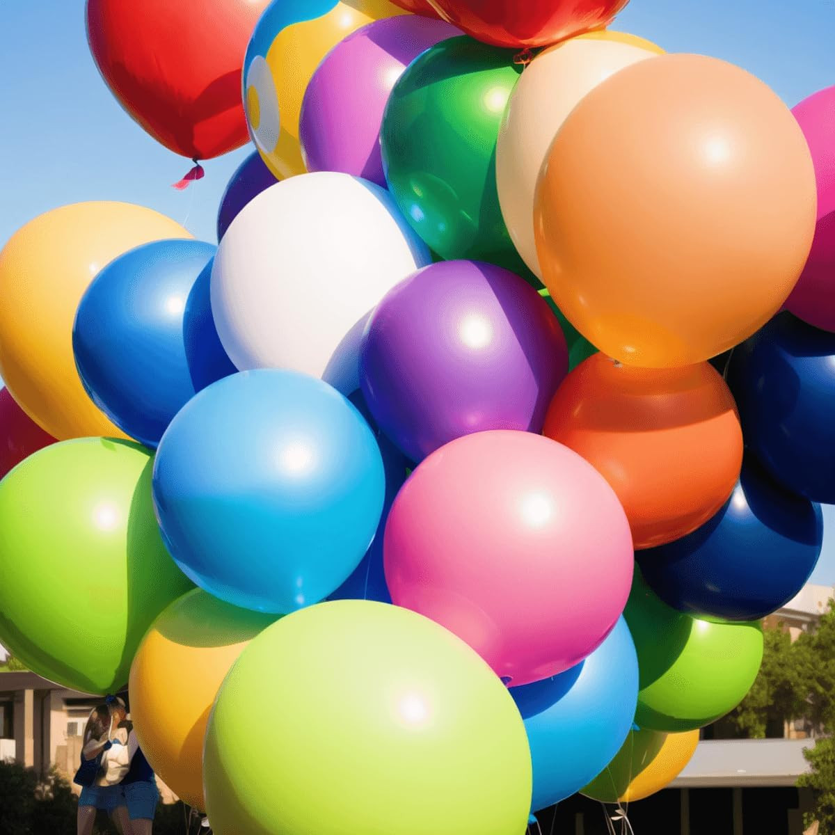 90 Pack 18 inch Balloons 15 Kinds Colors Latex Colorful Party Balloon Bulk for V