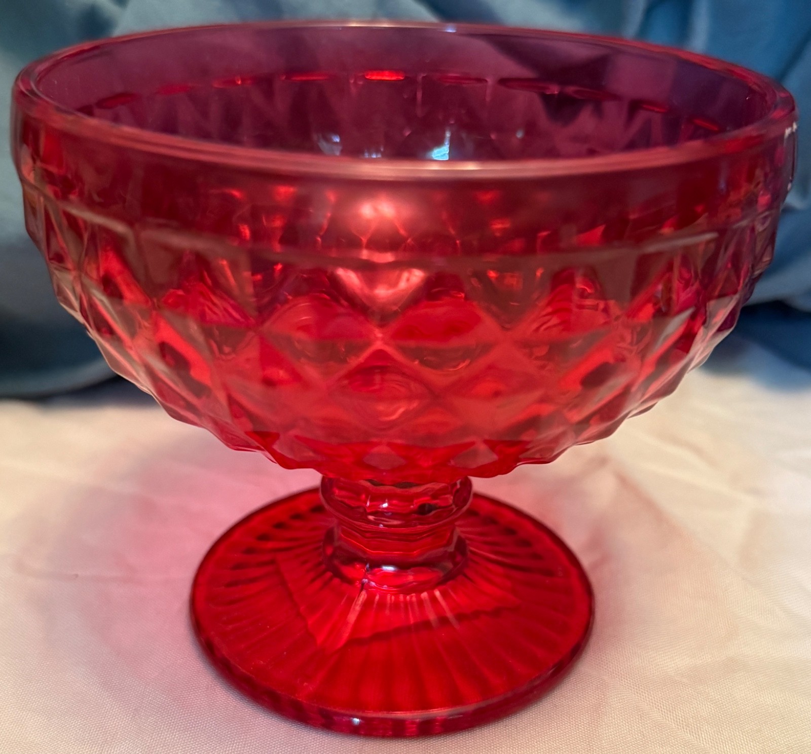 NEW Shondaland Netflix Bridgerton Ruby Red Translucent Champagne Glass