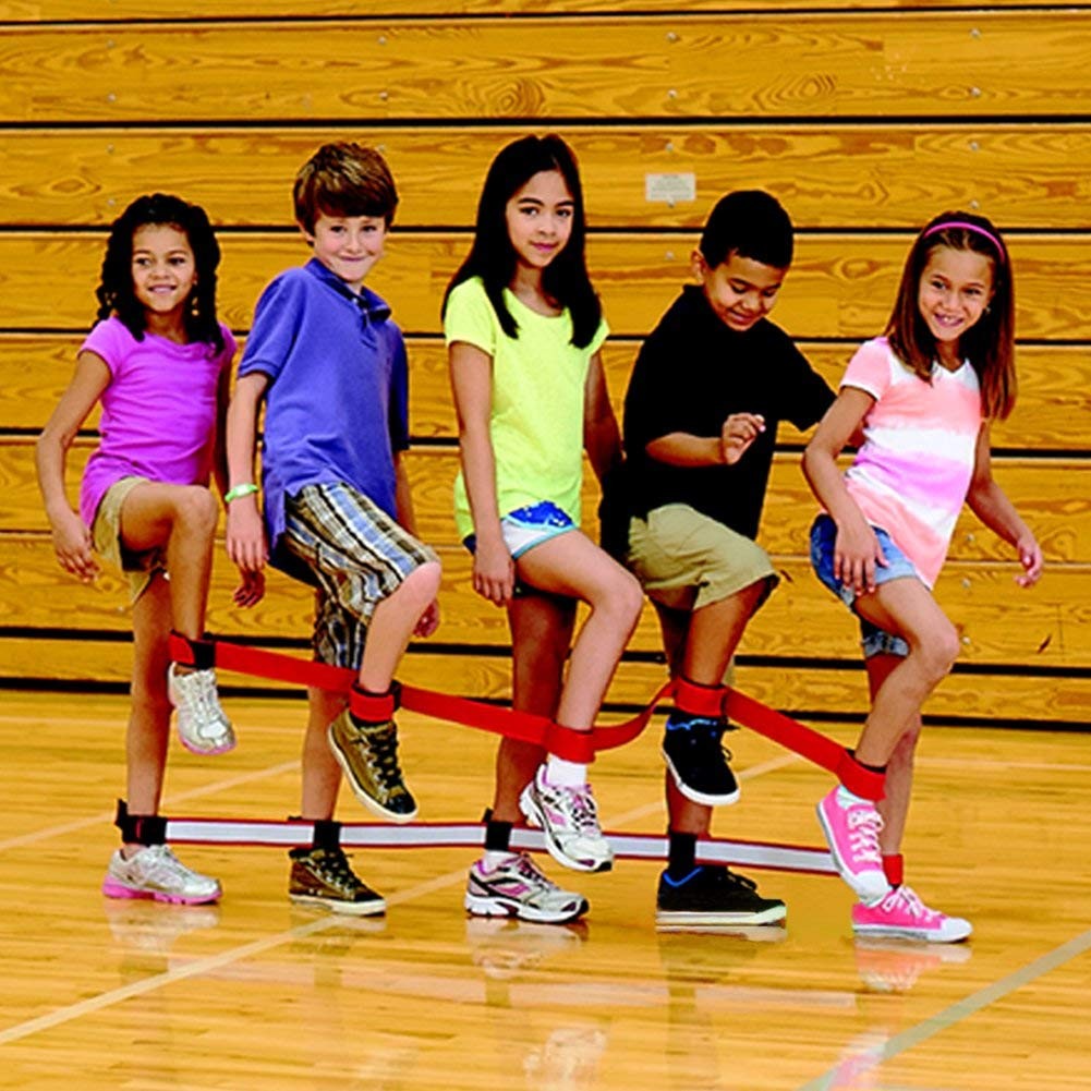 Durable 4 Legged Race Bands Outdoor Game for Kids Adults Relay Race Carnival …