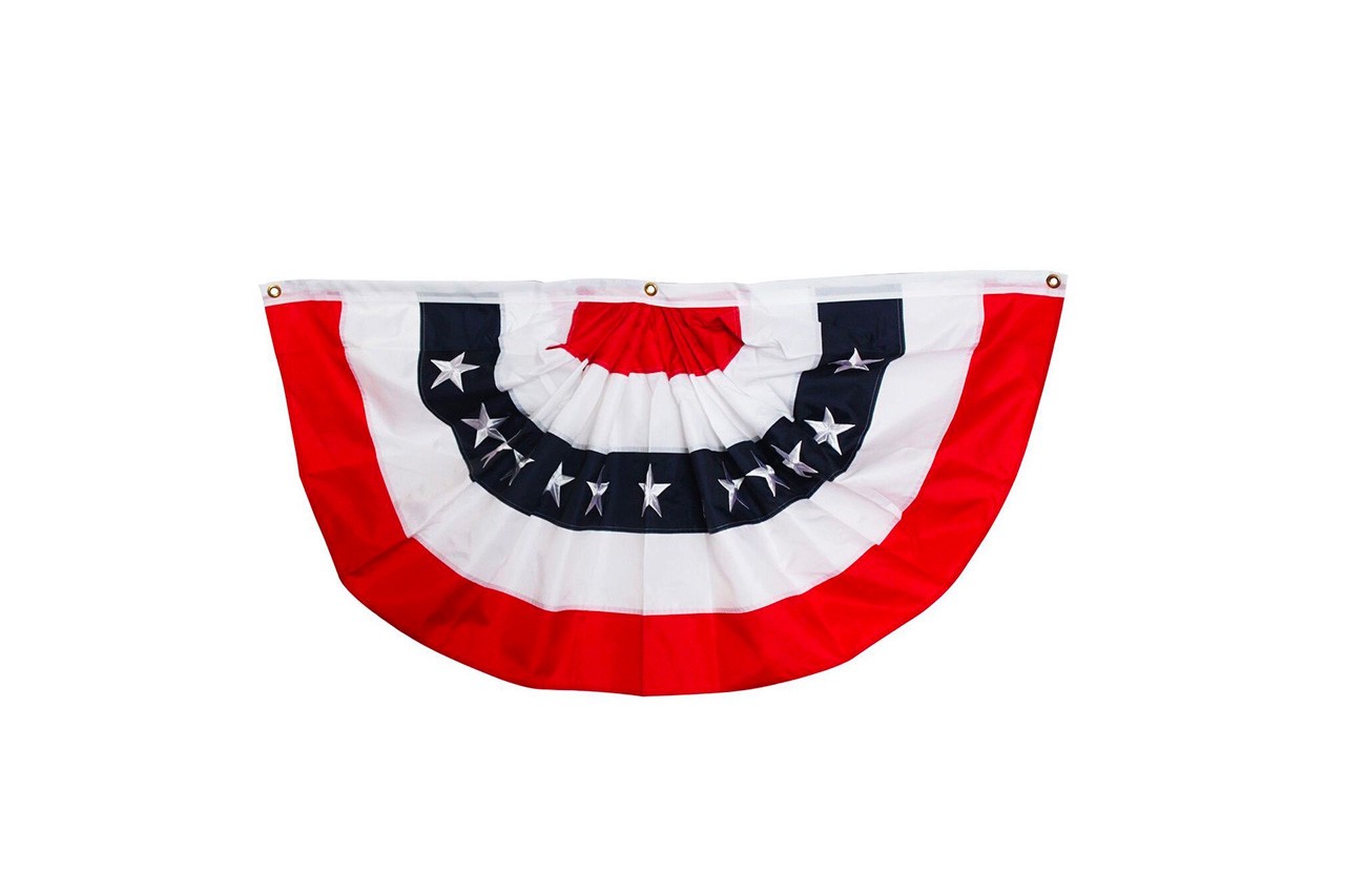 Briarwood Lane Patriotic Bunting 48″ x 24″