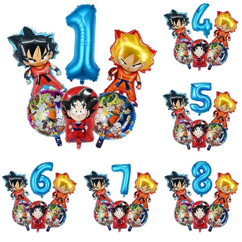 11pc Dragon Ball Series Balloon Anime Balloon Partys Supplies