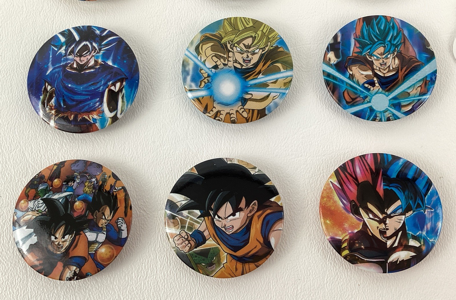 Dragon Ball Z Buttons Stickers Birthday Party Favors Lot Of 20+ New