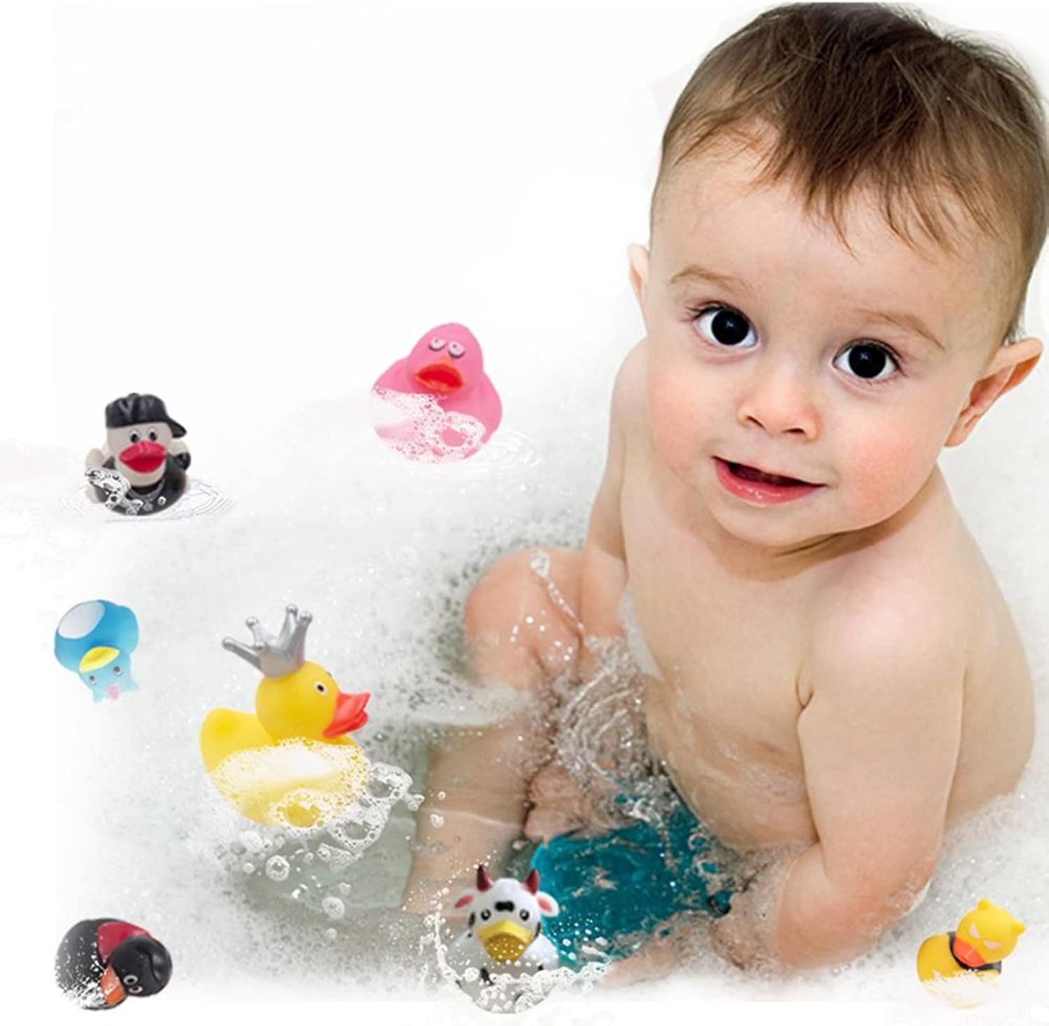 Rubber Ducks in Bulk,Assortment Duckies for Jeep Ducking Floater Duck Bath Toys