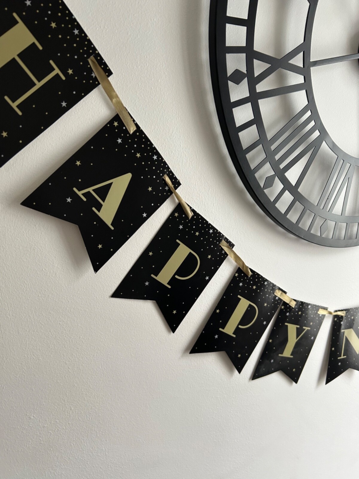 Wall Happy New Year Handing banner Decoration Decorations