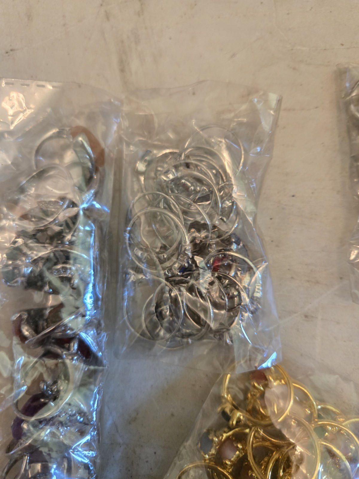 Bulk Adult Rings Lot 7 Cello Pkgs (approx 20+ per) Party Favor, Gifts – NOS