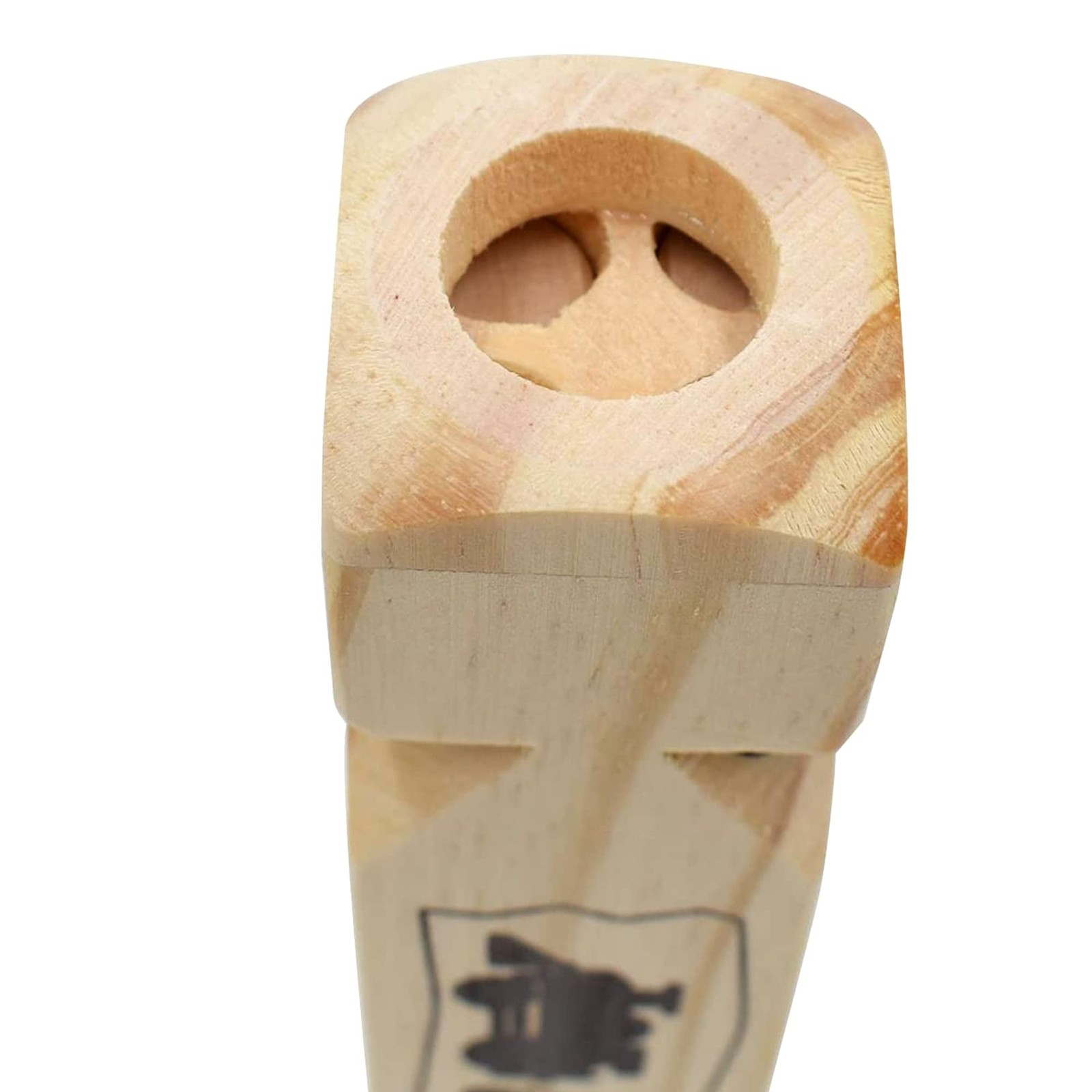 Solid Wood Train Whistle 4 Tones, Noisemaker Toys and Conductor Whistle for Birt