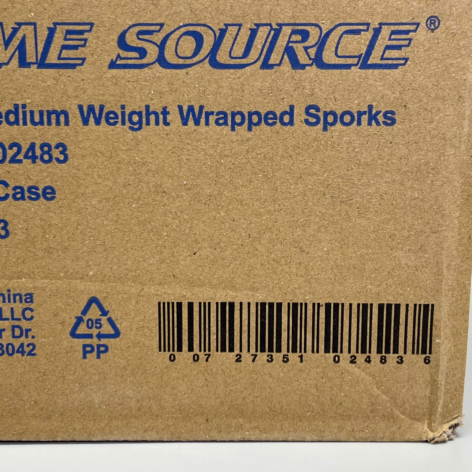 PRIME SOURCE (1000 Sporks) Polypropylene Wrapped Sporks Sz 5.5″L 75002483