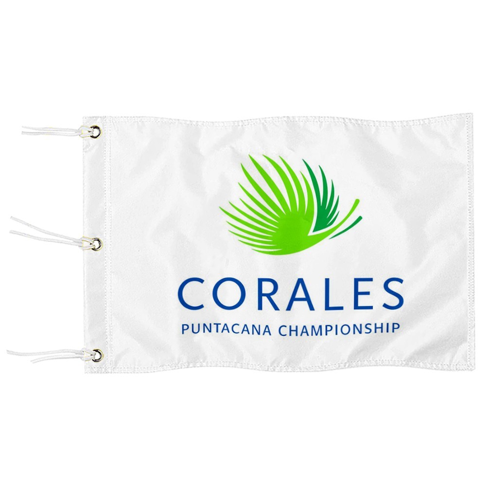Corales Puntacana Championship Practic Putting Green Golf Pin Flag 13x20Inch